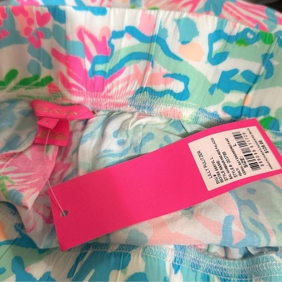 Lilly Pulitzer Lorena Breezy Palazzo Pants
Multi Sink Or Swim NWT Sz L - Picture 7 of 8